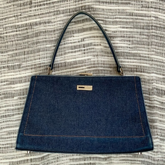 Guess Handbags - GUESS Y2K Denim Mini Shoulder Bag